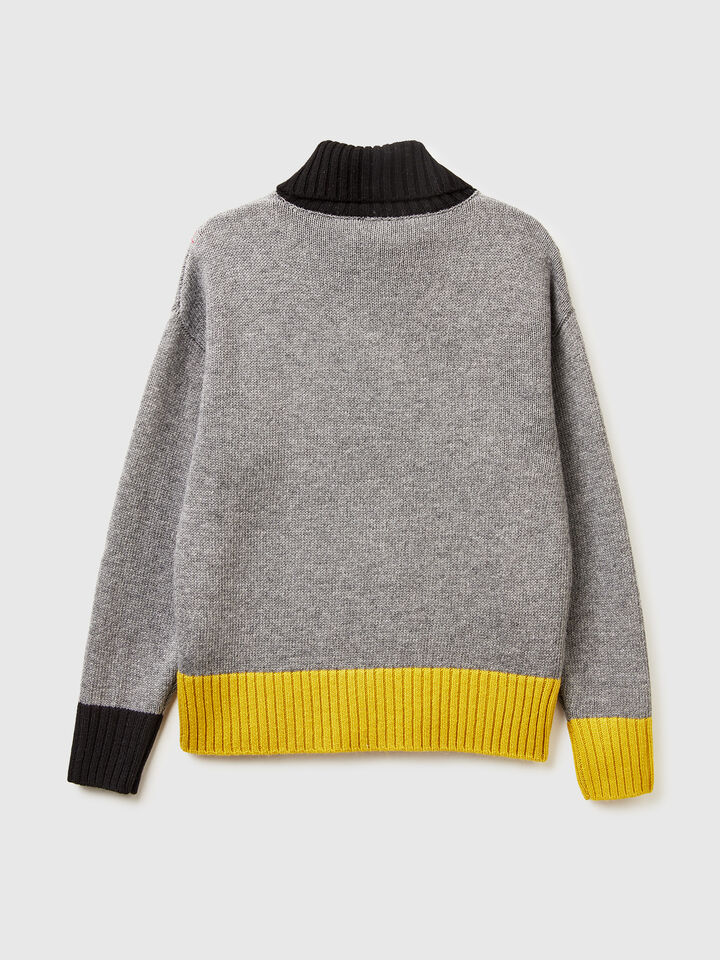 TURTLE NECK SWEATER Women image number 6